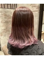 ヘアサロン エヌ 銀座(hair salon N) ピンクアッシュ髪質改善白髪染め20代30代40代銀座東銀座