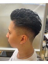 ネクサスアンドコー 錦糸町店(NEXUS&Co.)&nbsp;フェードカット×オールバック　[錦糸町]<理容室>[Men's]