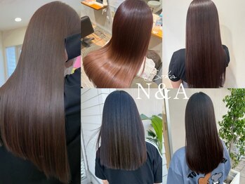 エヌアンドエー 草加店(N&A)の写真/ダメージを最小限に“理想の素髪”へ。触れたくなるストレート体験を。