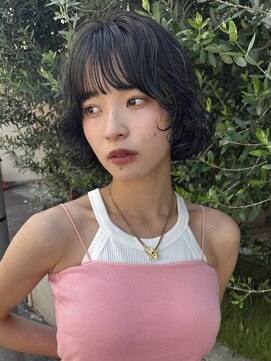 イノセントカール#くびれヘア#アプリコットオレンジ