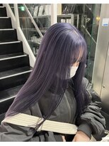シェリ ヘアデザイン(CHERIE hair design)&nbsp;白に落ちるバイオレットカラー
