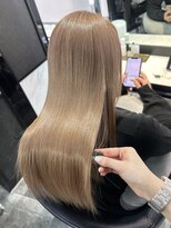 ピリオド 蒲田(Period.) 髪質改善/ブリーチカラー/ミルクティーベージュ/蒲田/近藤