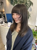 オムズ(OM's) ミディアムレイヤー/オリーブ/ハッシュカット/