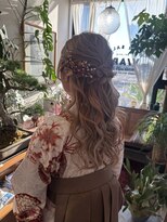 ヴィアルス 美園店(VIARS)&nbsp;ハーフアップスタイル