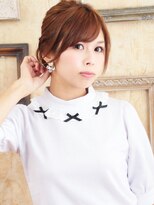 ヘアメイク パッセージ(hair make passage)&nbsp;♪リボンな編み込みパーティー♪アップ【相模大野】