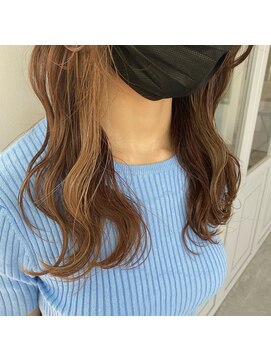 キャパサウス 春日 大野城店(CAPA south) インナーベージュ　チョコレートカラー　波巻きウェーブ