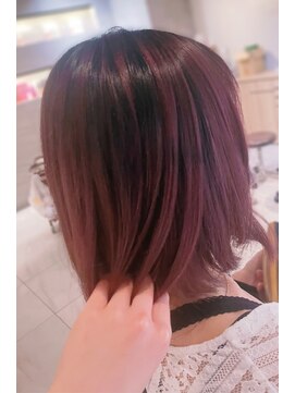 リー 京橋(Lee) 【Lee京橋】ラベンダーピンクバレイヤージュ