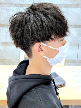 ニアウ 伊勢崎連取店(Niau) メンズマッシュパーマツイストスパイラルパーマニュアンスパーマ