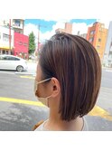 白髪ぼかしハイライト