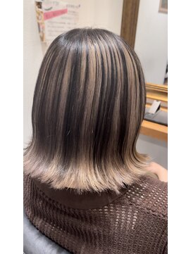 ヘアーメイク ジェルム(HAIR MAKE germe) ミディアム外ハネボブ