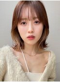ベルボブ×ベージュ