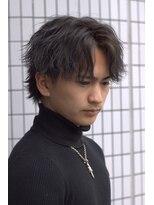 フリーク バーバーショップ 都島店(FREAK BARBER SHOP) ソフトツイストスパイラルナチュラルセンターパート