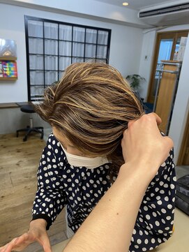 コミレ(COMILE) 脱白髪染めハイライト