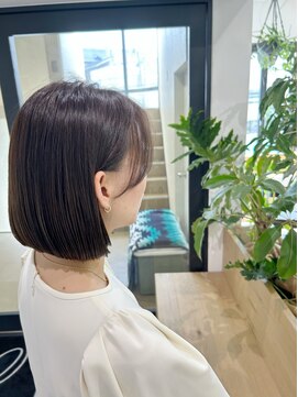 オーシャン(Ocean) [OCEAN Hair&Life藤原純] 斜めバングくくれるボブ☆