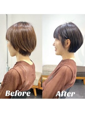 アンク(ank) 大人可愛い20代30代40代/小顔ショート/ミニボブ/ショートボブ