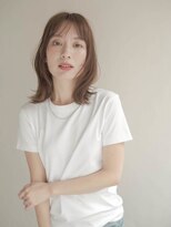 ムク 甲府(muku.)&nbsp;前髪/マチルダボブ/ピンクベージュインナー/グレージュ[甲府駅]