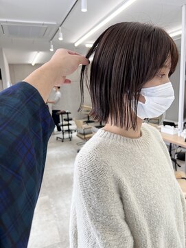 サンド 鹿児島中央(sand) @sei___sandインナーカラー/ボブ/鹿児島中央駅