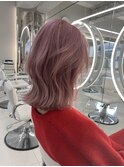 ミルクティーベージュダブルカラーインナーカラーケアブリーチ
