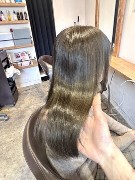 アルーシェ 新宿店(Alushe) オリーブグレージュ×髪質改善