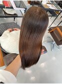 ツヤ髪 髪質改善ベージュブラウン