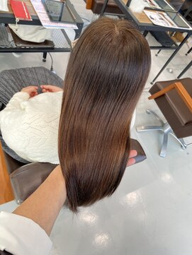 フォルテ 島田店 ツヤ髪 髪質改善ベージュブラウン