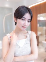 イオ 本厚木(io)&nbsp;20代30代大人かわいいベリーショートイメチェンアッシュブラック