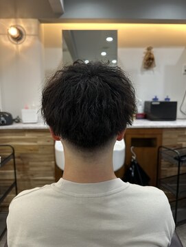 スウェル 船橋店(Swell) ハイライト/マッシュパーマ/ウルフ/アッシュブラック3