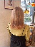 【FAVORチーフ】卒業式ハイトーンカラー　パーソナルカラー診断