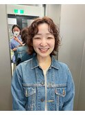 ショート/パーマ/ウルフパーマ/ウェーブパーマ