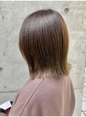 お手入れ簡単☆切りっぱなし外はねミディアム