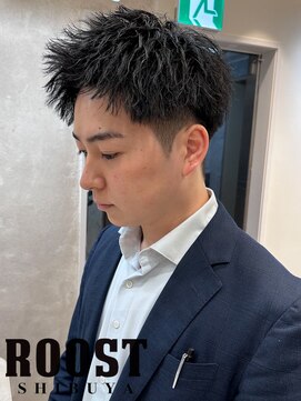 ルースト 渋谷店(ROOST) スパイキーショート×ツイストパーマ
