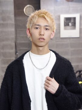 ベンケイ 長吉出戸店(benkei) 白金スパイキーショート