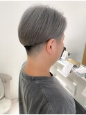 メンズハイトーン/ツーブロック/シルバー/グレー/ダークアッシュ