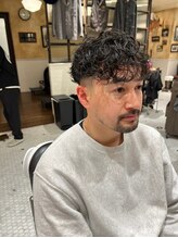 バーバーブロス 長堀店(BARBER BROS) 波巻きパーマ 癖毛風 マッシュ