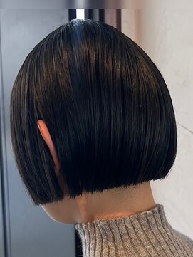 シュシュ 宜野湾店(chou chou) 黒髪/ボブルフ/ネビージュ/小顔/ワンレン/水戸/髪質改善/前髪