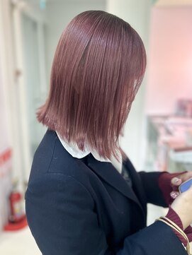アール 横浜(R) 《MAKI》ピンクカラー/ボブ/タッセルカット/韓国ボブ