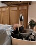 【話題の頭皮リフレッシュ】カット+ショートスパ+頭身浴