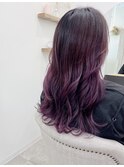 青み紫のグラデーションカラー/SHEER春日部店
