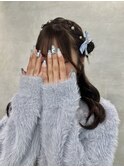 銀座ヘアメ/サイドハーフアップ