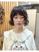 アクセヘアー 町田(acce hair) 外ハネウェーブボブ