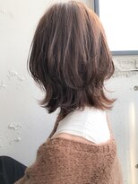 ★美髪うる艶髪艶感チェリーブラウンエアリーカール#262f0425
