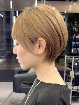 ブレス ヘアデザイン(BLESS hair design) 東静岡ショートボブくびれショートイルミナカラー顔周りレイヤー