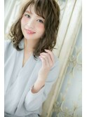 *CUORE松戸*…抜け感♪くせ毛風カールでとろみセミディa