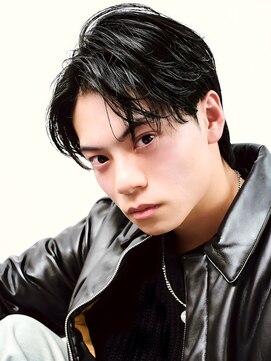 ロンドアンメゾン 原宿(Lond un Maison.) men's/メンズ/フェザーパーマ/サーフカール/ブルーブラック/原宿