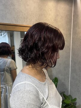 エン(en.) ♪ミニボブ×パーマでお洒落レベルアップ！