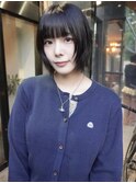 ショートハッシュボブ