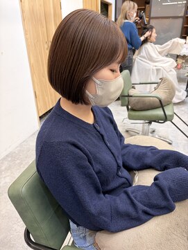 ナチュラル大人ボブ本厚木