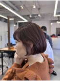 首元すっきりボブスタイル!