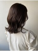 艶感ショコラグレージュ×大人外ハネミディ