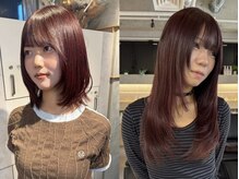 EMANON【ブリーチなしカラー/髪質改善/縮毛矯正/ブリーチ縮毛矯正】の雰囲気(【人気メニュー】ブリーチなしケアカラー )